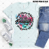 Transfer 001373 - You are Enough Paint Splatter
