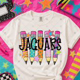 Transfer 001394 - Colorful Pencil Mascots