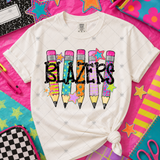 Transfer 001394 - Colorful Pencil Mascots