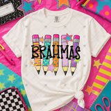 Transfer 001394 - Colorful Pencil Mascots