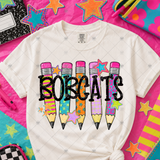 Transfer 001394 - Colorful Pencil Mascots