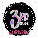 Transfer 001396 - Dottie Scribble Round Grade Set