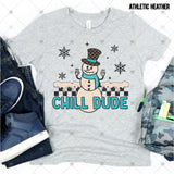 Transfer 001409 - Chill Dude Snowman