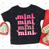 Transfer 001413 - Mini Stacked Word Art Pink and Leopard