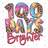 Transfer 001485 - 100 Days Brighter Leopard and Tie Dye