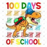 Transfer 001494 - 100 Days of School T-Rex