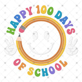 Transfer 001498 - Happy 100 Days of School Smile
