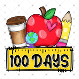 Transfer 001500 - 100 Days Apple Pencil Coffee