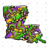 Transfer 001509 - Fleur De Lis Louisiana