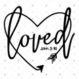 Transfer 001525 - Loved John 3:16