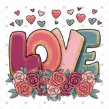 Transfer 001536 - Floral Love