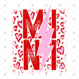 Transfer 001553 - Valentine Mini Lightning Bolt