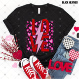 Transfer 001555 - Valentine Love Lightning Bolt
