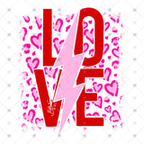 Transfer 001555 - Valentine Love Lightning Bolt