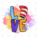 Transfer 001599 - LOVE Paint Splash