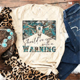 Transfer 001635 - With a Warning Turquoise