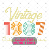 Transfer 001686 - Vintage Birth Year