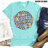 Transfer 001701 - Bunny Kisses Easter Wishes Round Checkers