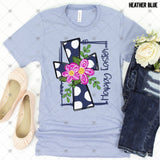 Transfer 001705 - Happy Easter Polka Dot Cross