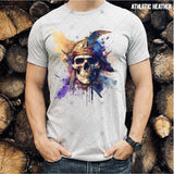 Transfer 001731 - Watercolor Pirate Skull