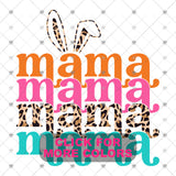 Transfer 001761 - Mama Bunny Stacked Word Art