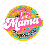 Transfer 001769 - Retro Mama Bunny Tie Dye