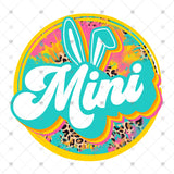 Transfer 001770 - Retro Mini Bunny Tie Dye