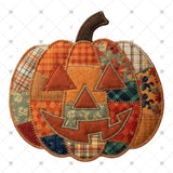 Transfer 001775 - Patchwork Jack O Lantern