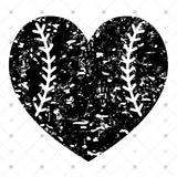 Transfer 001780 - Distressed Heart with Laces