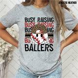 Transfer 001784 - Busy Raising Ballers Stacked Word Art Smile with Laces
