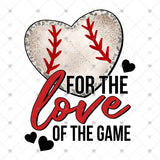 Transfer 001789 - For the Love of the Game Baseball