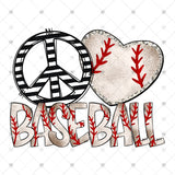Transfer 001798 - Peace Heart Baseball