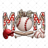 Transfer 001806 - Baseball Mom Leopard Headband