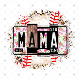 Transfer 001809 - Baseball Mama License Plate