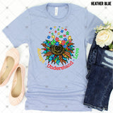 Transfer 001814 - Half Autism Sunflower