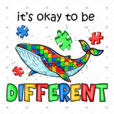 Transfer 001818 - It's Ok to Be Different Autism Whale