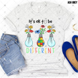 Transfer 001820 - It's Ok to Be Different Floral Lightbulbs