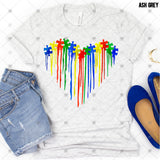 Transfer 001835 - Melting Puzzle Piece Heart