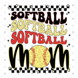 Transfer 001850 - Retro Softball Softball Softball Mom