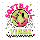 Transfer 001852 - Softball Vibes Smile