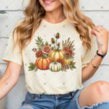 Transfer 001863 - Floral Pumpkins
