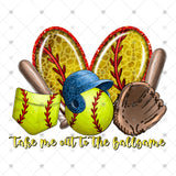 Transfer 001881 - Take Me Out to the Ballgame Softball