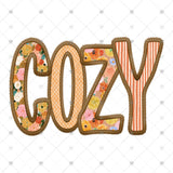 Transfer 001886 - Cozy Faux Embroidery