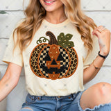 Transfer 001896 - Leopard and Checkers Jack O Lantern