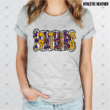 Transfer 001898 - Panthers Purple and Gold