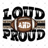 Transfer 001905 - Loud & Proud Football Leopard