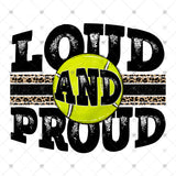 Transfer 001906 - Loud & Proud Tennis Leopard