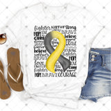 Transfer 001938 - Awareness Ribbon Word Art