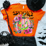 Transfer 001941 - Spooky Season Colorful Jack O Lantern