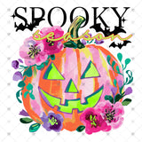 Transfer 001941 - Spooky Season Colorful Jack O Lantern